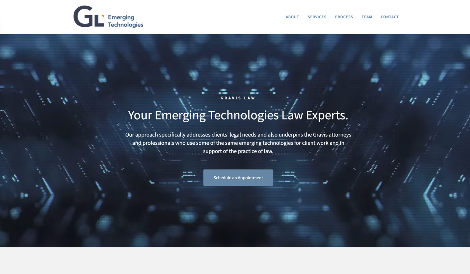 Emerging Technologies Law Landing Page