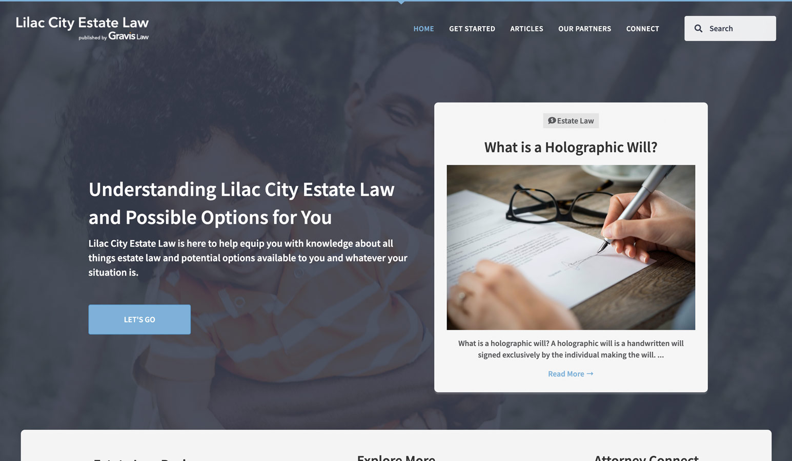 Lilac City Law - Gravis Law Blog/Funnel
